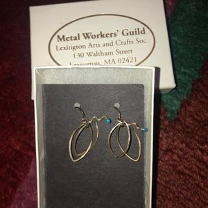 Metal Worker's Guild Gold Earrings